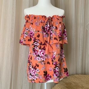 Floral Off Shoulder Top